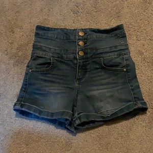 High waisted shorts